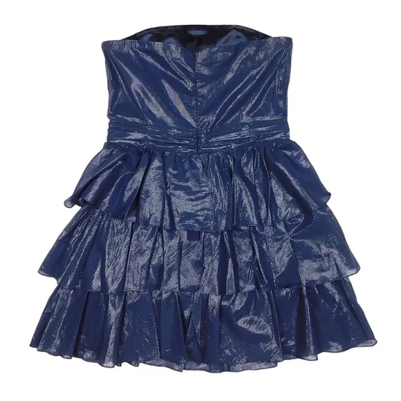 Charlotte Ronson Y2K Emo Western Grudge Sleeze Ruffle Homecoming Dress Size M - Picture 2 of 3